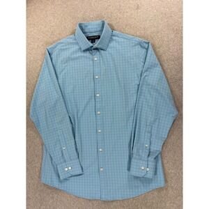 Mizzen + Main Performance Plaid Long Sleeve Button Down Shirt (Men's Medium)